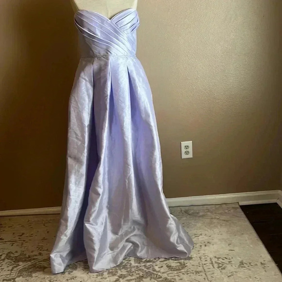 LuLus stunning 🤩 purple sparkle maxi dress with pockets size M - Picture 2 of 9